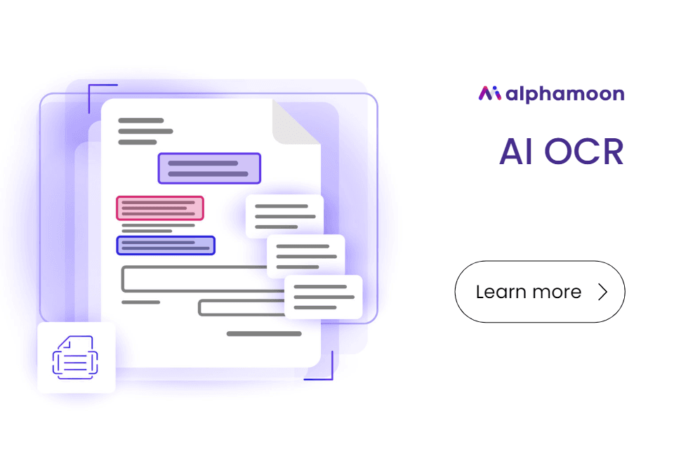 Screenshot of AI OCR & Data Extraction Tool