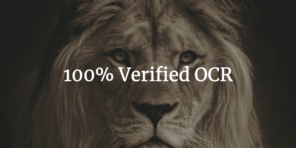 Cover for blog '100% Verified OCR: De toekomst van automatische factuurverwerking'